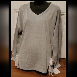 Ellen Tracy Double Bow Sweater